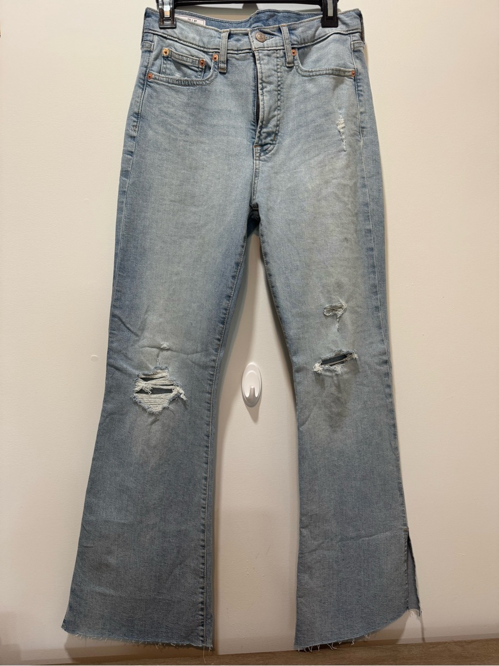 GAP Light Blue Distressed Flare Jeans Size 29 | Great Condition